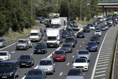 Bouchon en prevision pont
