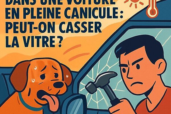 Peut-on briser une vitre pour sauver un animal en pleine canicule ?