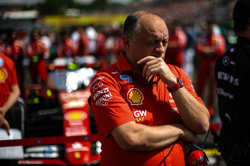Ferrari sous tension: la frustration de Vasseur