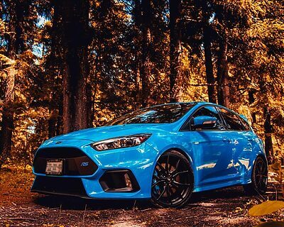 blue Ford Fiesta 5-door hatchback