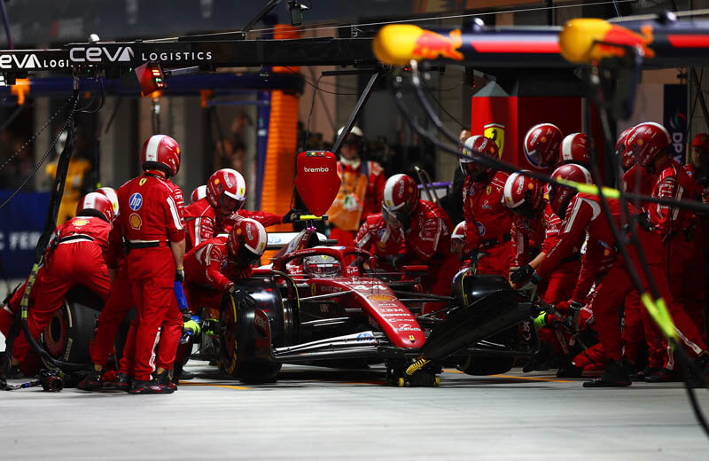 Saison noire pour Hamilton chez Ferrari