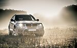 bmw, suv, auto, car wallpapers, fog, autumn, headlights, shiny car, car, vehicle, transportation, parked car, automobile, automotive