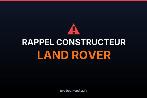 Rappel constructeur Land rover