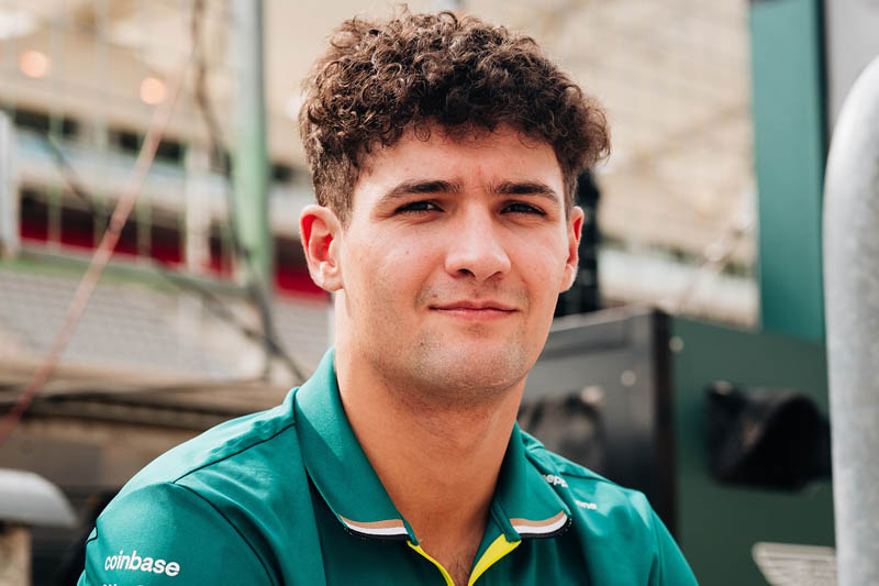 Jak Crawford en FP1 à Suzuka avec Aston Martin