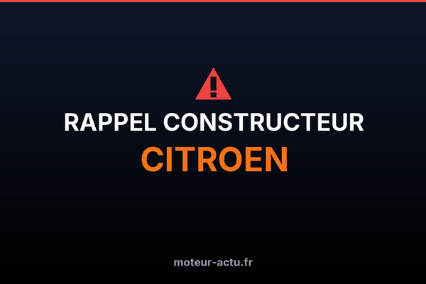 Rappel constructeur Citroen