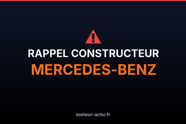 Rappel constructeur Mercedes-benz