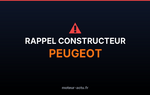 Rappel constructeur Peugeot