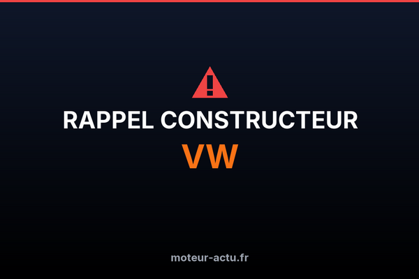 Rappel constructeur Vw
