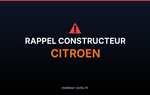Rappel constructeur Citroen