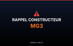 Rappel constructeur Mg3