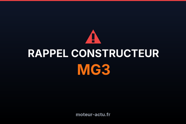 Rappel constructeur Mg3
