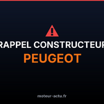 Peugeot rappelle plusieurs modèles : risque d’arrêt moteur lié à la pompe à eau