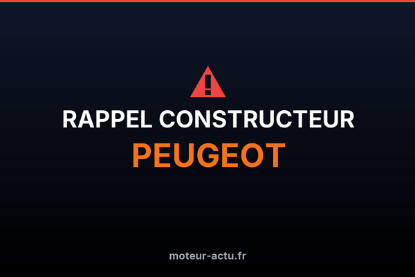 Rappel constructeur Peugeot