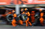 Pneus Pirelli dans le paddock de Formule 1