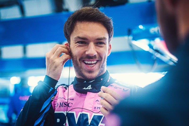 Pierre Gasly au volant de l'Alpine F1 lors du Grand Prix de Monaco