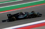 Monoplace de F1 en piste à Barcelone lors des essais libres