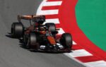 Lando Norris au volant de la McLaren MCL40 au GP Barcelone-Catalogne