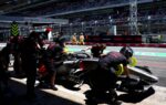 Monoplace Audi Revolut F1 Team en piste au Grand Prix de Barcelone-Catalogne