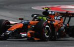 Lando Norris au volant de la McLaren MCL40 sur le Circuit de Barcelona-Catalunya