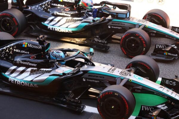 Toto Wolff dans le paddock Mercedes lors d’un Grand Prix de Formule 1