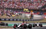 Esteban Ocon au volant de la Haas VF-26 au GP de Barcelone-Catalogne