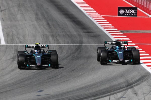 Kimi Antonelli au volant de la Mercedes F1 à Barcelone