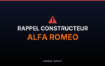 Rappel constructeur Alfa romeo