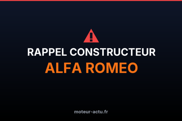 Rappel constructeur Alfa romeo