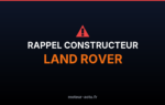 Rappel constructeur Land rover