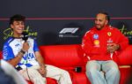 Lando Norris dans le paddock de Silverstone avant le Grand Prix de Grande-Bretagne de F1.