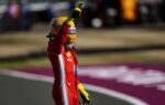 Fred Vasseur dans le paddock Ferrari après la victoire de la Scuderia à Silverstone.