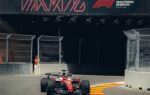 La Ferrari SF-26 roule sur le nouveau circuit de Madrid lors d’un filming day avec la Scuderia.