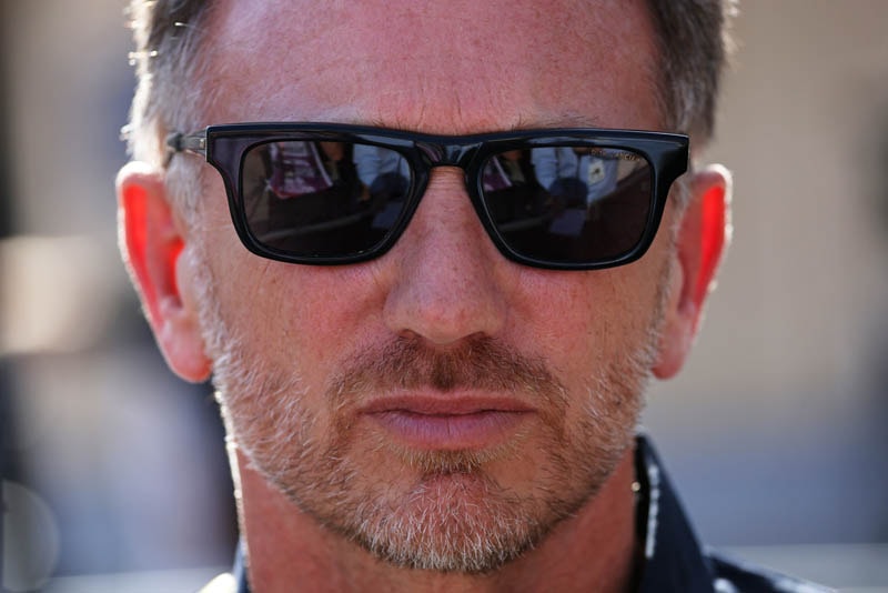 Christian Horner dans le paddock de Formule 1 lors d’un week-end de Grand Prix.