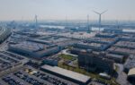 Vue d’une ligne de production Volvo dans l’usine de Gand en Belgique.