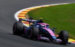 Pierre Gasly au volant de son Alpine pendant les qualifications du GP de Belgique à Spa.