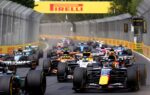 Stefano Domenicali lors d’une intervention dans le paddock de Formule 1.