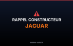 Rappel constructeur Jaguar