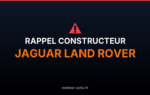 Rappel constructeur Jaguar land rover