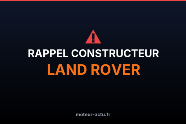 Rappel constructeur Land rover