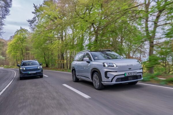 Un AION V, SUV électrique familial commercialisé au Royaume-Uni.