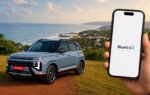 Un véhicule Hyundai équipé des services connectés Bluelink en Inde.