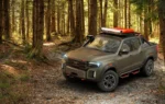 Le pick-up Mahindra Scorpio Lifestyler dans sa configuration destinée au marché indien et aux marchés internationaux.
