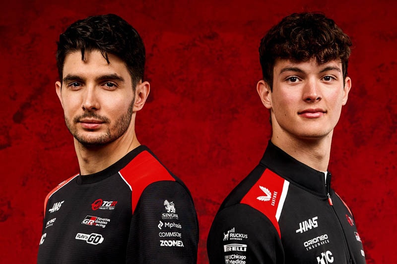 Une monoplace TGR Haas F1 Team en piste sur le circuit de Zandvoort.