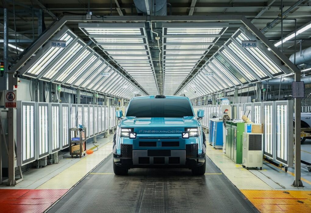 Le Freelander 8 présenté lors de l’ouverture de ses préventes en Chine.