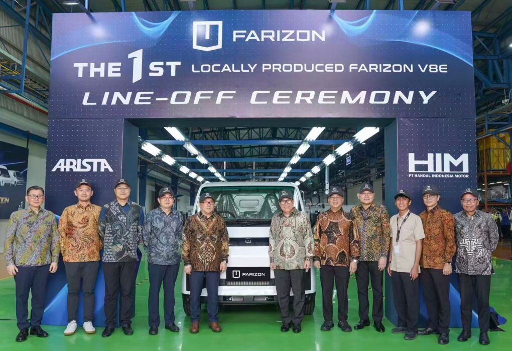 Le fourgon électrique Farizon V8E assemblé dans l’usine Handal de Purwakarta en Indonésie.