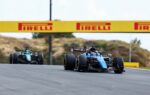 Une monoplace Williams en piste lors du GP des Pays-Bas à Zandvoort.
