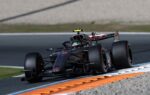 Gabriel Bortoleto au volant de la monoplace de l’Audi Revolut F1 Team au Grand Prix des Pays-Bas.