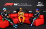 Lando Norris après avoir décroché la pole position du Grand Prix des Pays-Bas à Zandvoort.