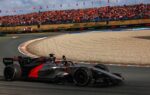 Une monoplace de l'Audi Revolut F1 Team en piste pendant le Grand Prix des Pays-Bas.