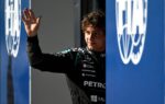 La Mercedes de Kimi Antonelli en piste lors d’un week-end de Formule 1.